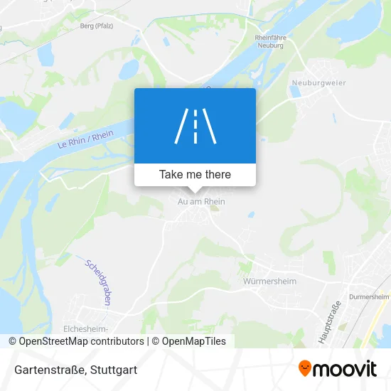 Карта Gartenstraße