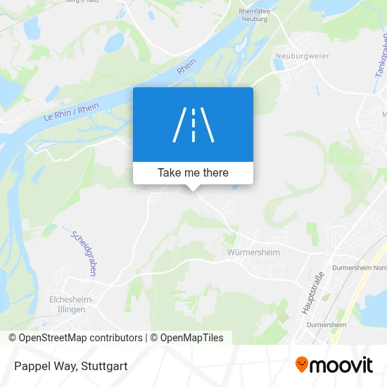 Pappelweg map