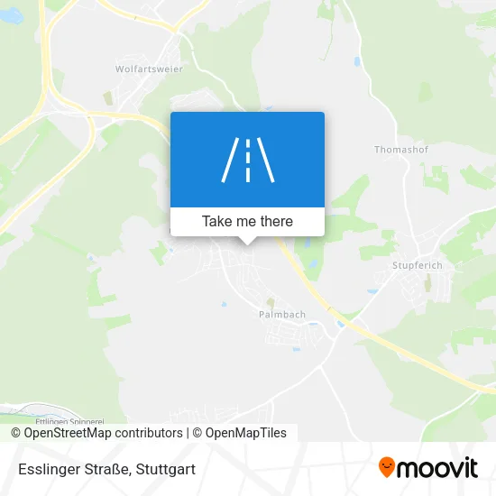 Карта Esslinger Straße