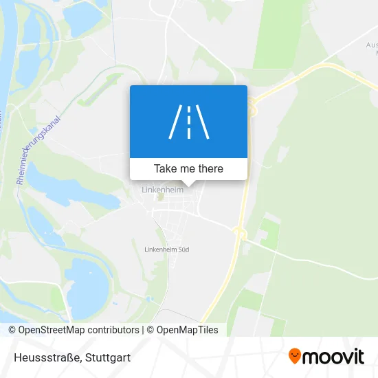 Карта Heussstraße