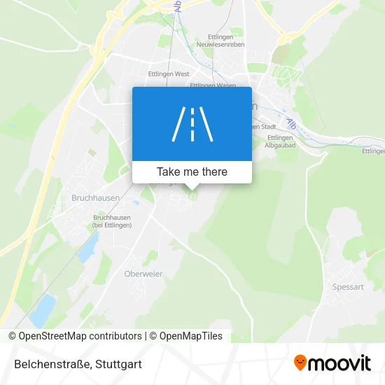 Карта Belchenstraße