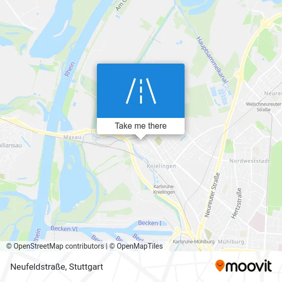 Карта Neufeldstraße