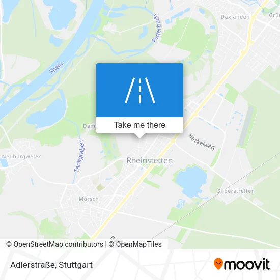 Карта Adlerstraße