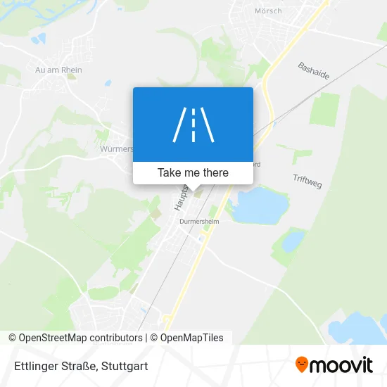 Карта Ettlinger Straße