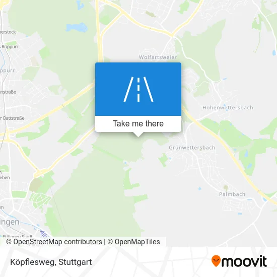 Карта Köpflesweg