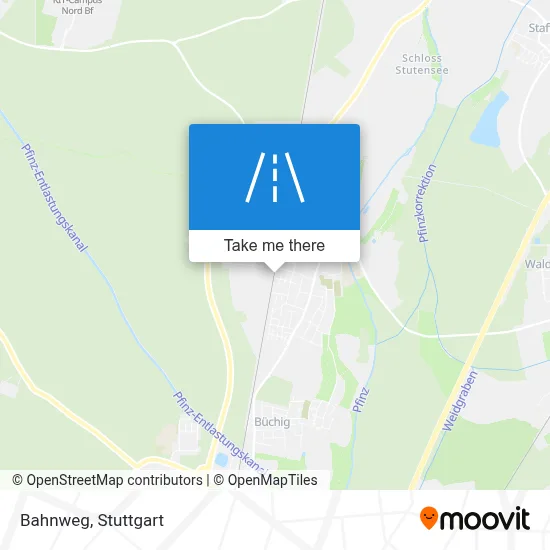 Bahnweg map