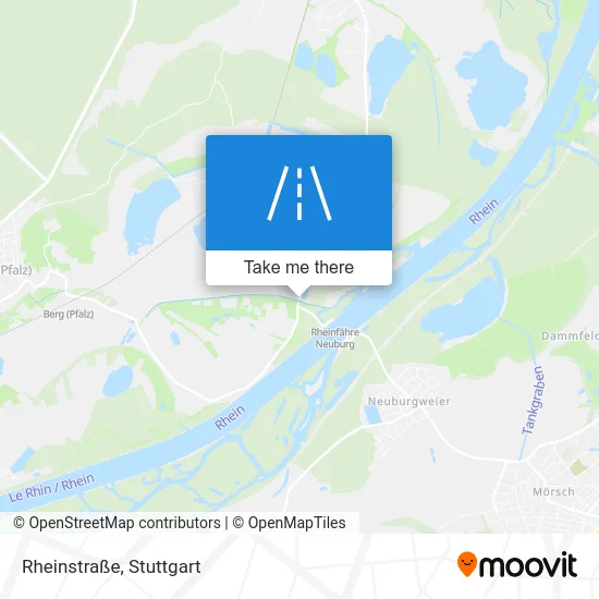 Карта Rheinstraße