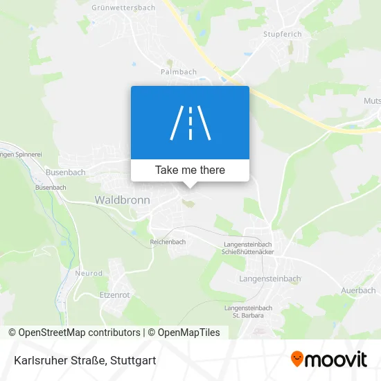 Карта Karlsruher Straße