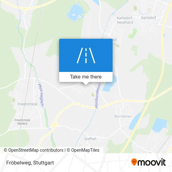 Карта Fröbelweg