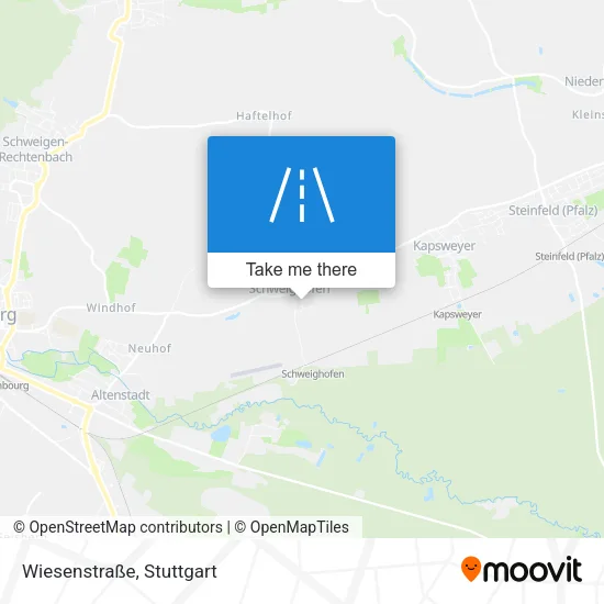 Карта Wiesenstraße