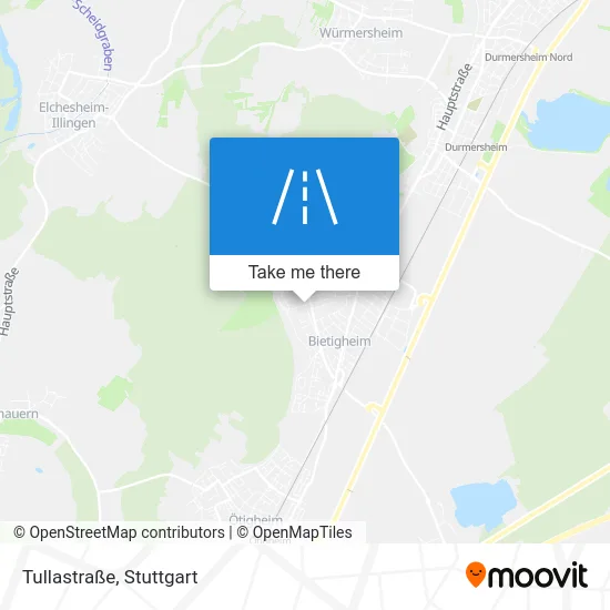 Карта Tullastraße