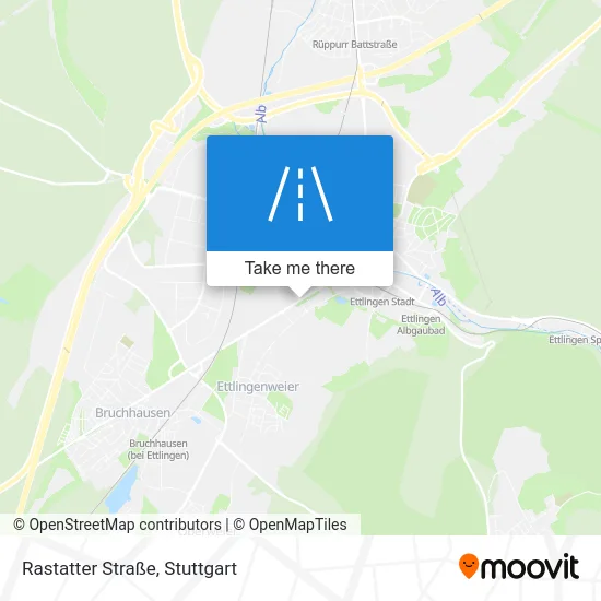 Rastatter Straße map