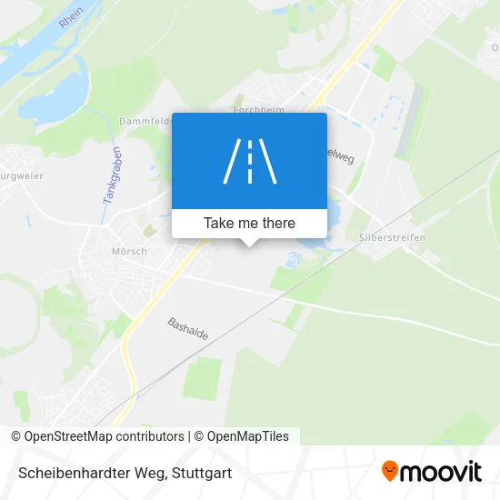 Карта Scheibenhardter Weg