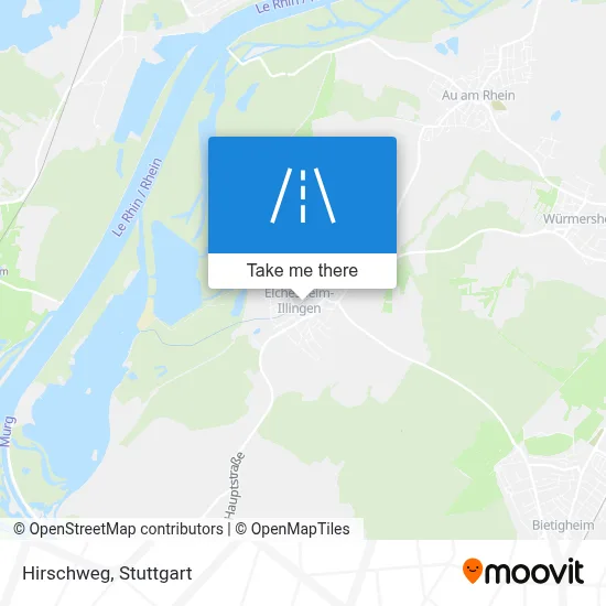 Hirschweg map