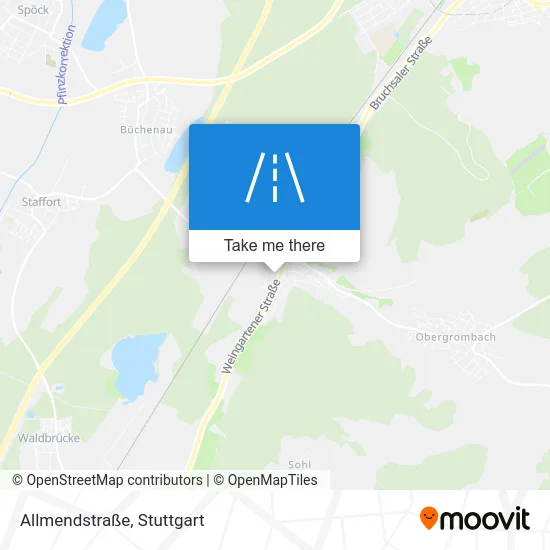 Карта Allmendstraße