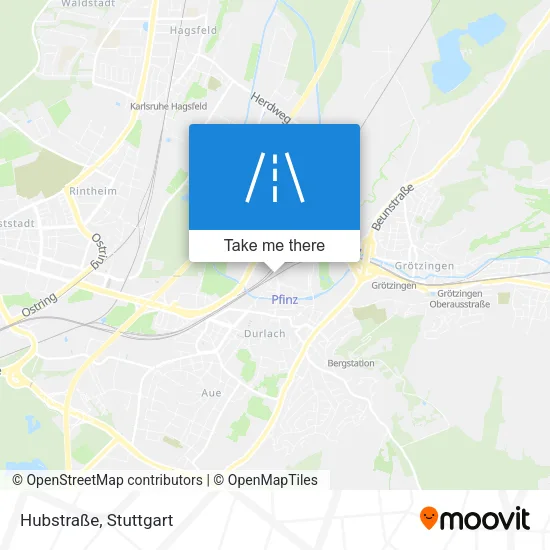 Карта Hubstraße