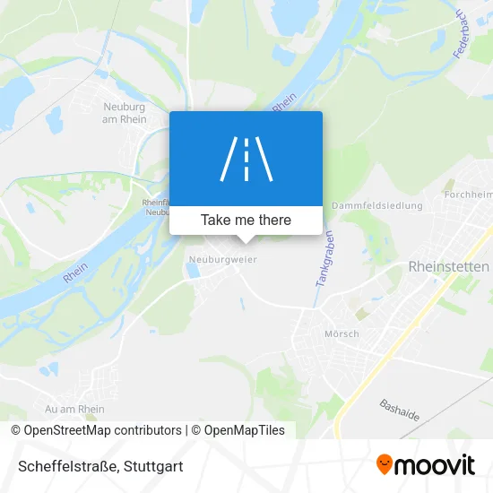 Карта Scheffelstraße