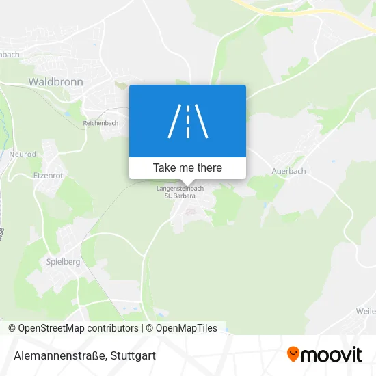 Карта Alemannenstraße