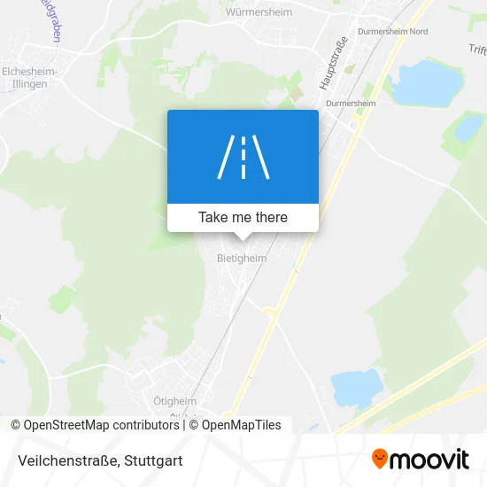 Карта Veilchenstraße