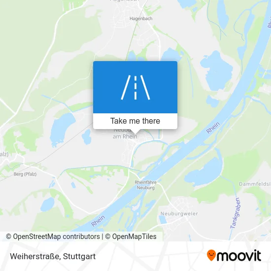 Карта Weiherstraße