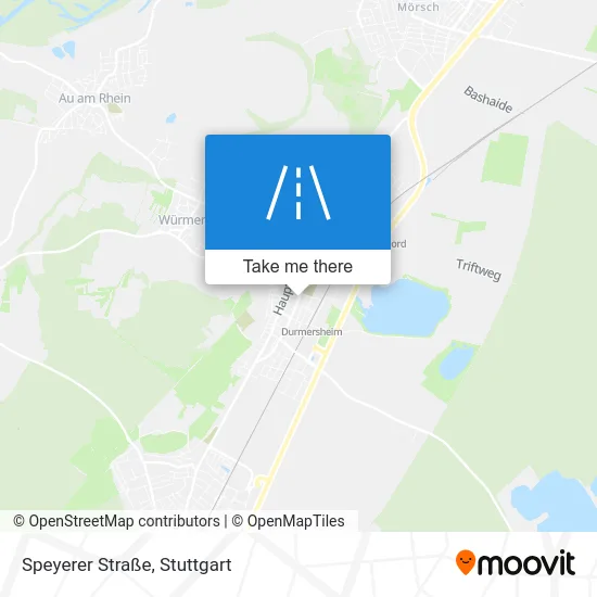 Карта Speyerer Straße