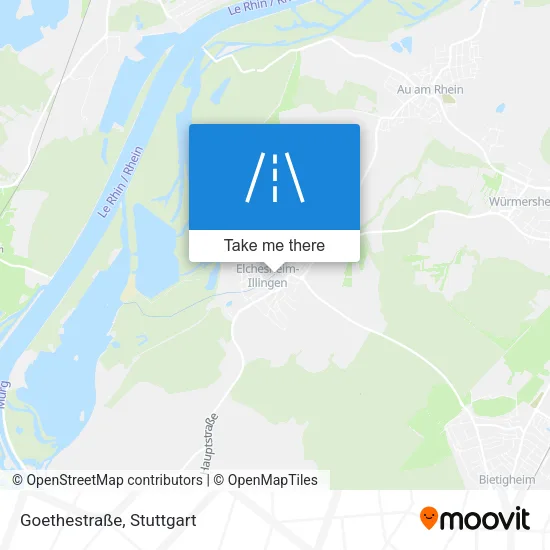 Карта Goethestraße