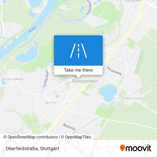 Карта Oberfeldstraße