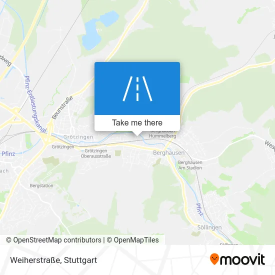 Карта Weiherstraße