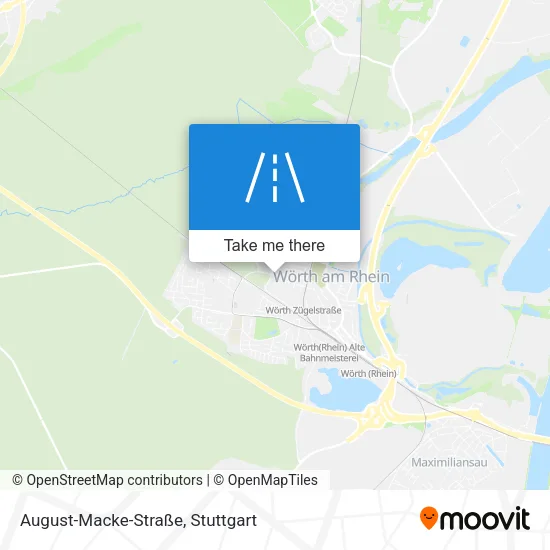 Карта August-Macke-Straße