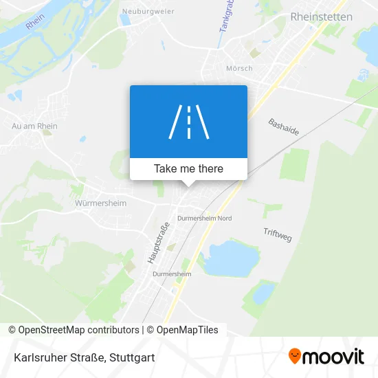 Карта Karlsruher Straße