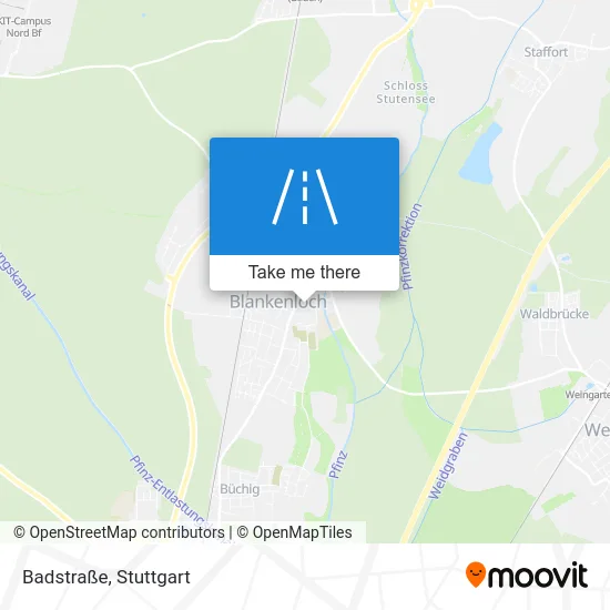 Карта Badstraße
