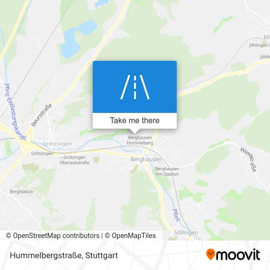 Карта Hummelbergstraße