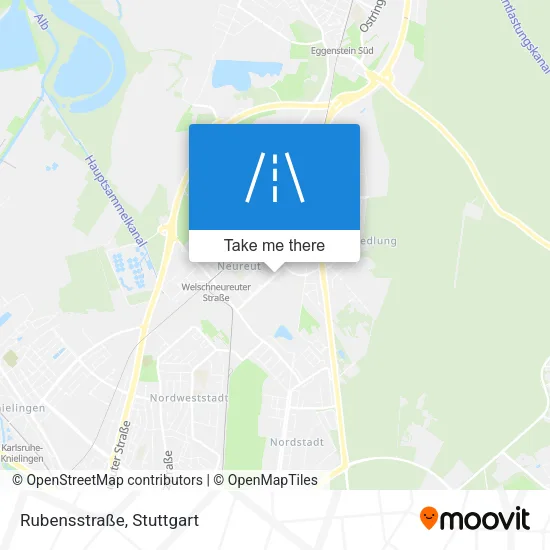 Карта Rubensstraße