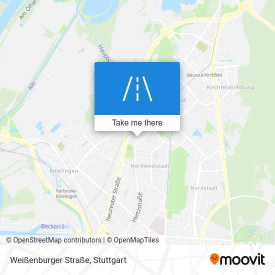 Карта Weißenburger Straße