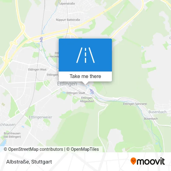 Карта Albstraße