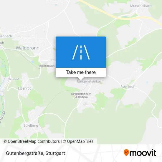 Карта Gutenbergstraße