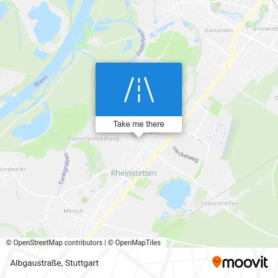 Карта Albgaustraße