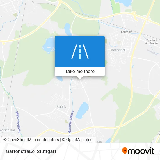 Карта Gartenstraße