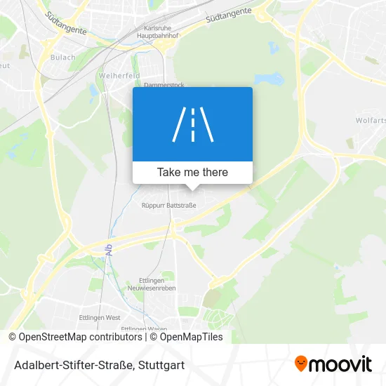 Карта Adalbert-Stifter-Straße