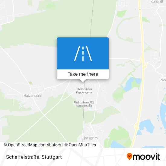 Карта Scheffelstraße