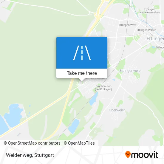 Карта Weidenweg