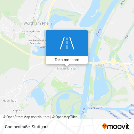 Карта Goethestraße