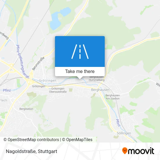 Карта Nagoldstraße