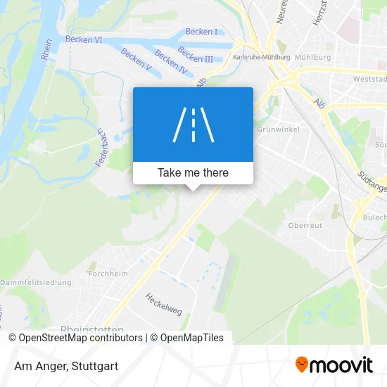 Карта Am Anger