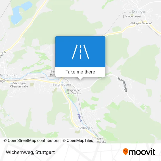 Карта Wichernweg