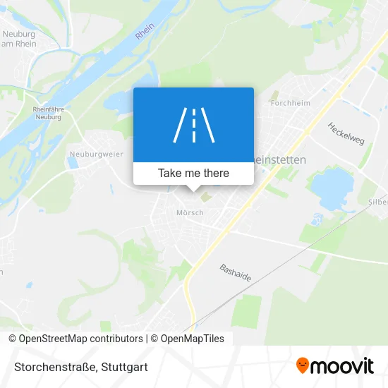 Карта Storchenstraße