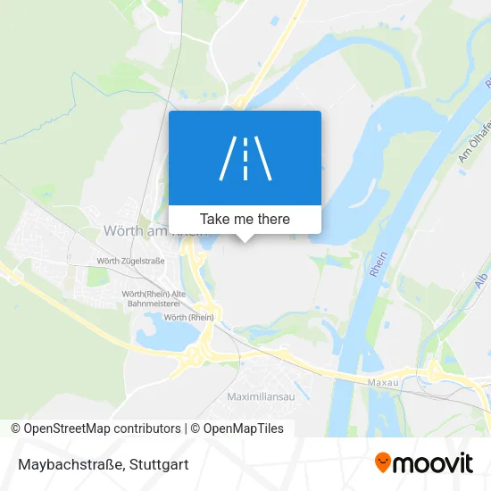 Карта Maybachstraße