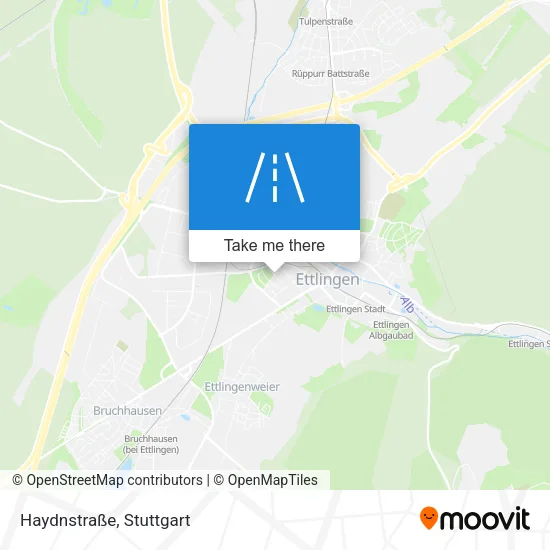 Карта Haydnstraße