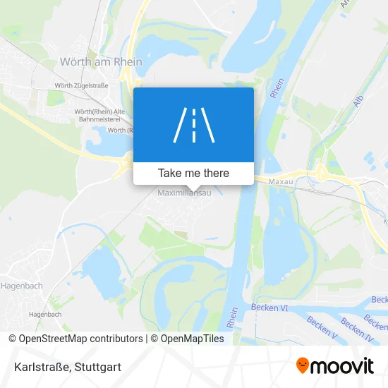 Карта Karlstraße