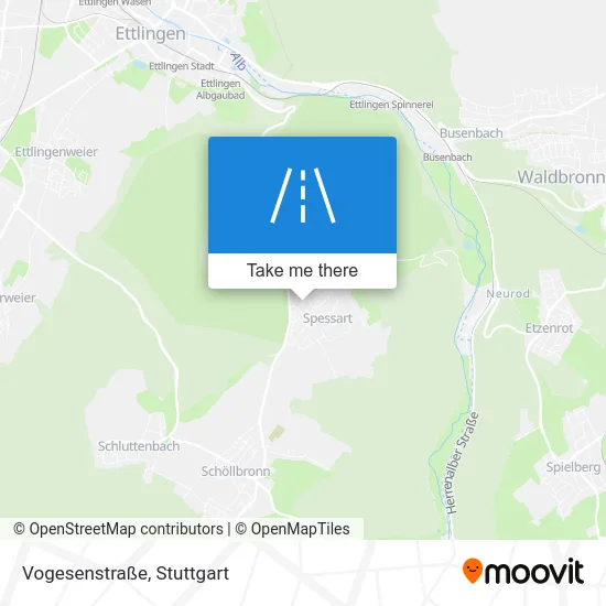 Карта Vogesenstraße